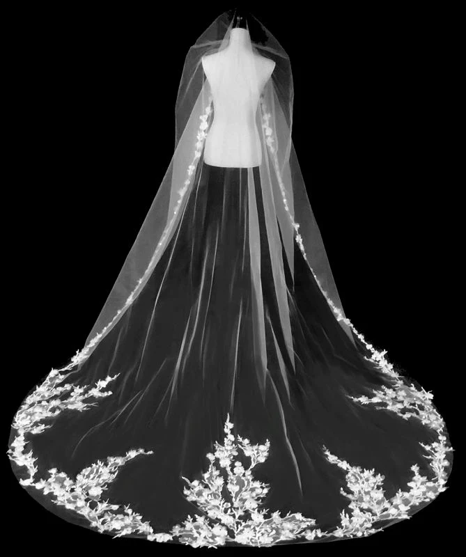 1st Class Bridal Size 120" 3257R Ivory Veil