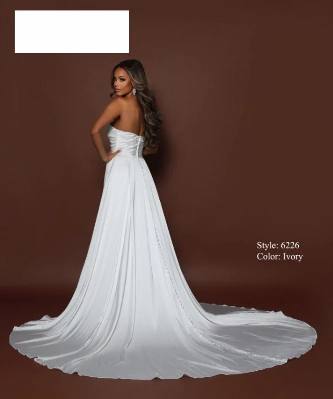 Size 14 Bridal Sense 6226 Ivory Gown - Image 2