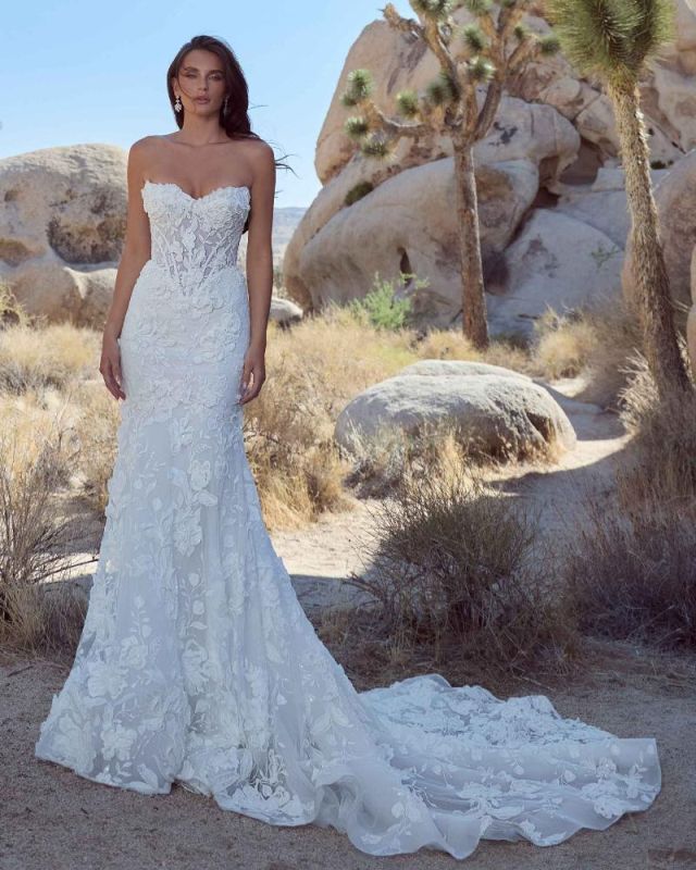 Size 14 Calla Blanche 126120 Queniva Ivory Gown
