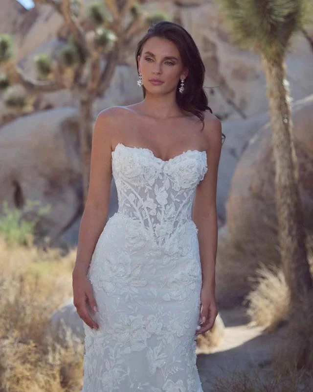 Size 14 Calla Blanche 126120 Queniva Ivory Gown - Image 2