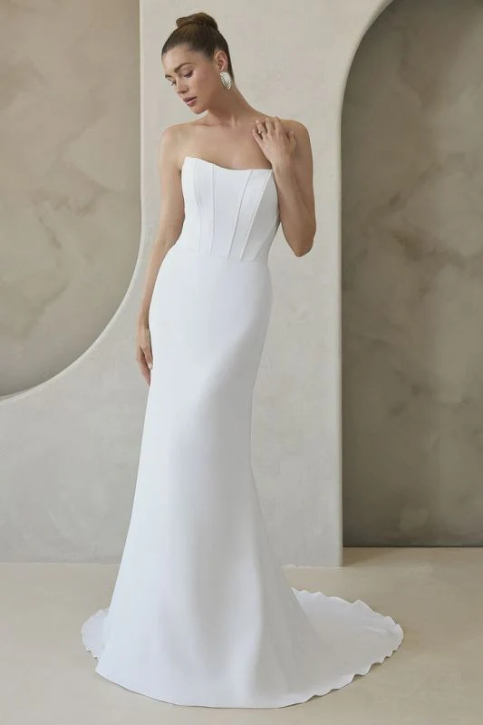 Size 14 Casablanca LE166 Collyns Ivory Gown