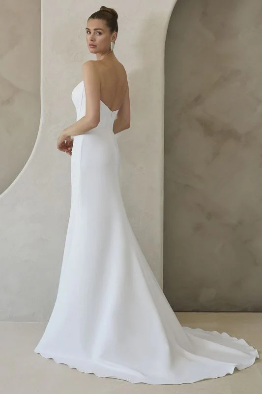 Size 14 Casablanca LE166 Collyns Ivory Gown - Image 3