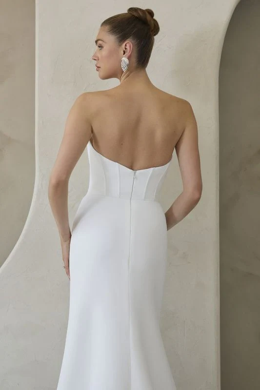 Size 14 Casablanca LE166 Collyns Ivory Gown - Image 4