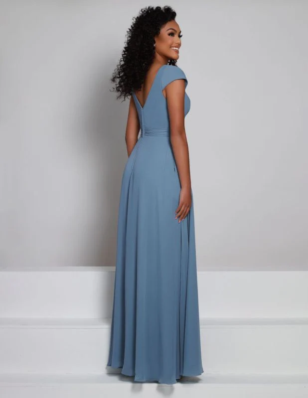 Kanali K Size 14 1868 Slate Bridesmaid Dress - Image 2