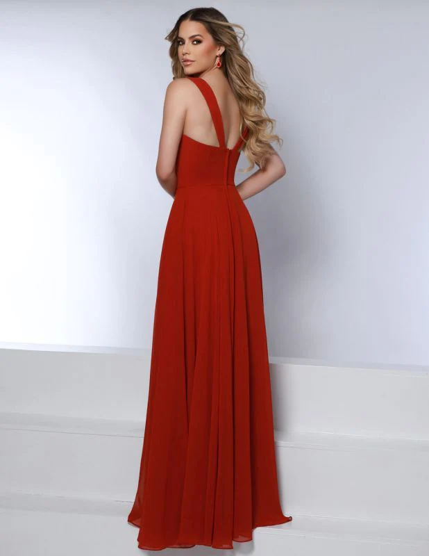 Kanali K Size 14 1895 Rust Bridesmaid Dress - Image 2