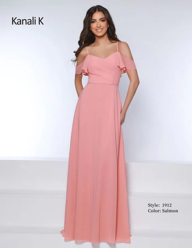 Kanali K Size 14 1912 Salmon Bridesmaid Dress