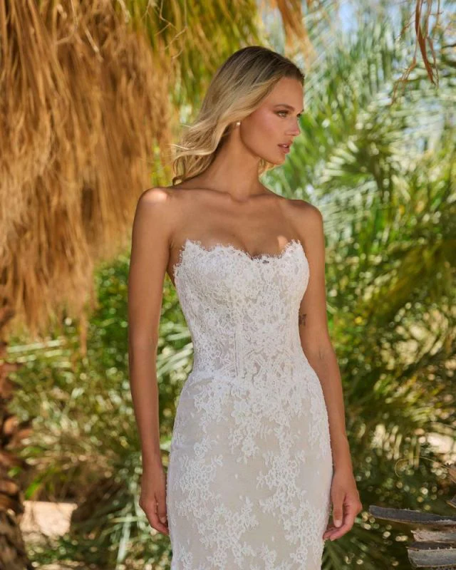 L'amour Size 14 LA26117 Verena Ivory/Light Nude Gown - Image 2