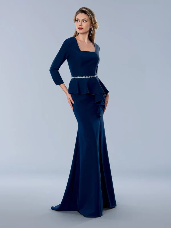 Stella Couture Size 14 24318 Navy Mother of Bride Dress