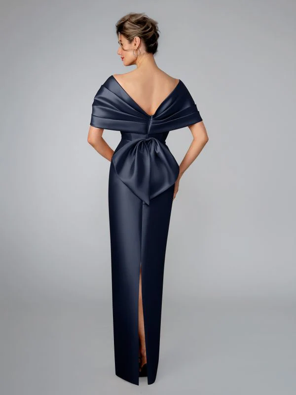 Size 14 Stella Couture 26312 Navy Mother of Bride Dress - Image 2