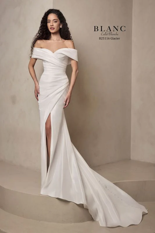 BLANC Size 16 B25116 Glacier Ivory Gown