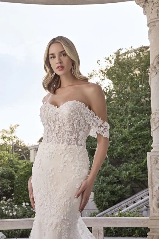 Size 16 Casablanca 2507 Kitty Champagne/Nude/Ivory Gown - Image 2
