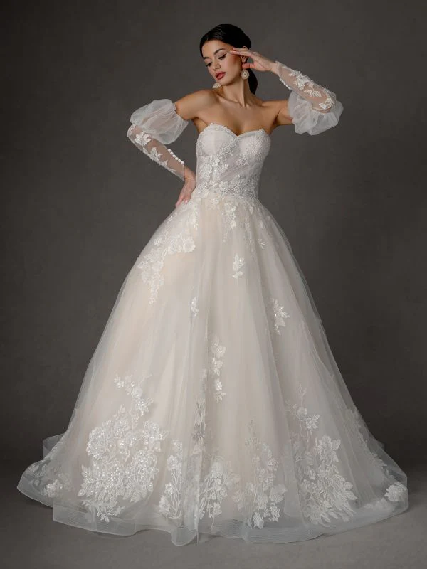 Stella Couture Size 16 25656 Off White Gown