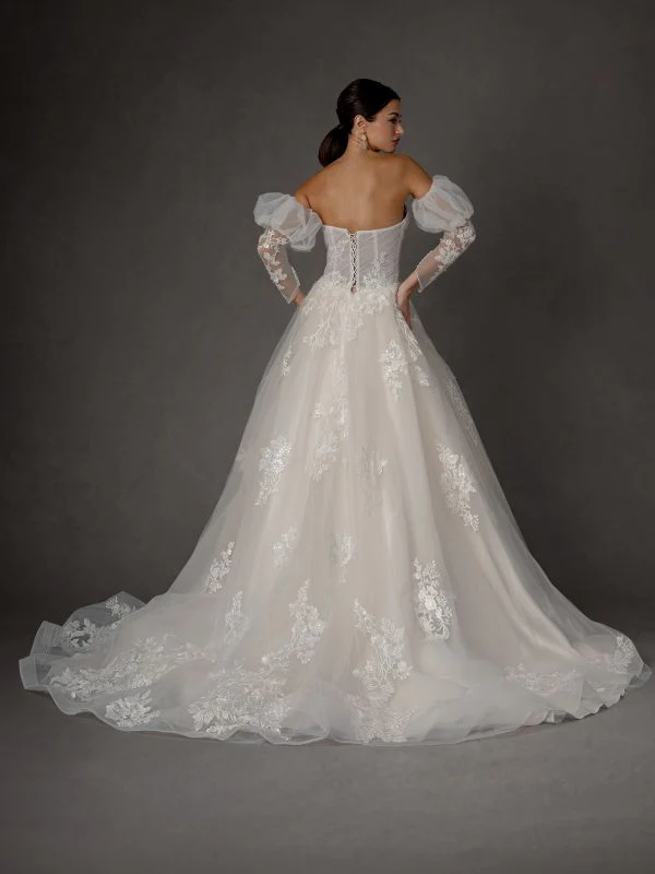 Stella Couture Size 16 25656 Off White Gown - Image 2