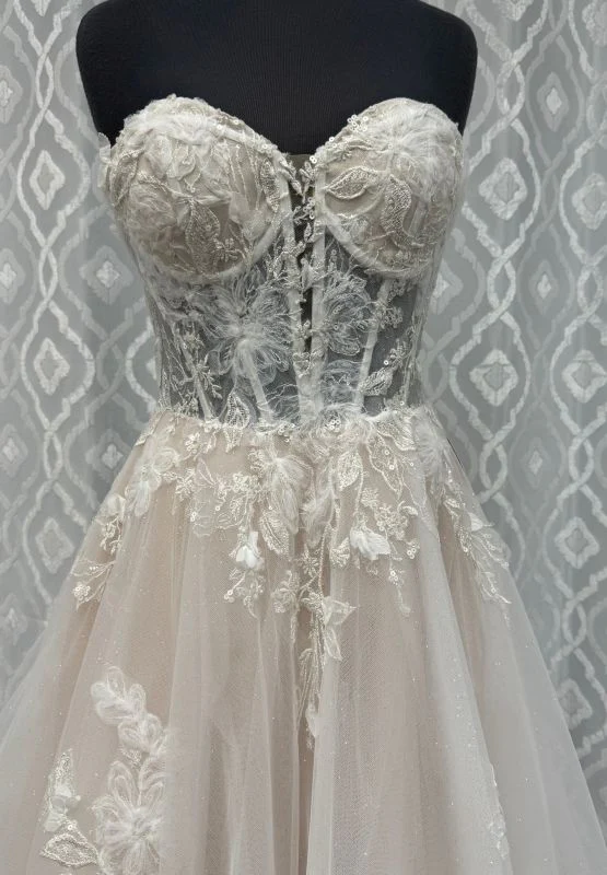 Bridal Sense Size 8 6194NU Ivory/Nude Gown - Image 2