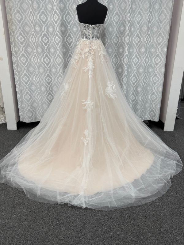 Bridal Sense Size 8 6194NU Ivory/Nude Gown - Image 3