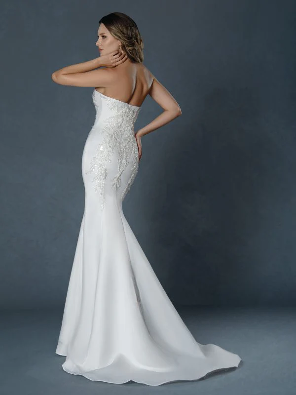 Size 18 Stella Couture 25514 Off White Gown - Image 3
