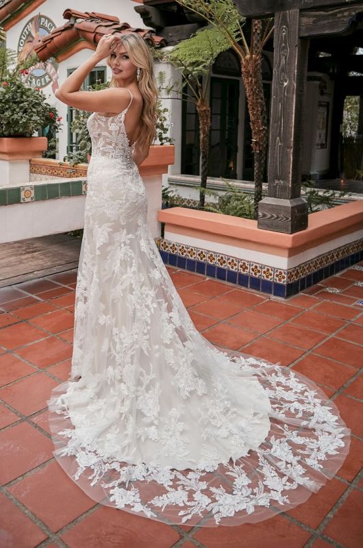 Casablanca Size 18C BL370 Raquel Champagne/Nude/Ivory Gown - Image 3