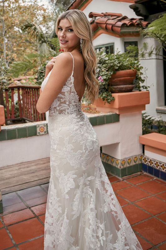 Casablanca Size 18C BL370 Raquel Champagne/Nude/Ivory Gown - Image 4