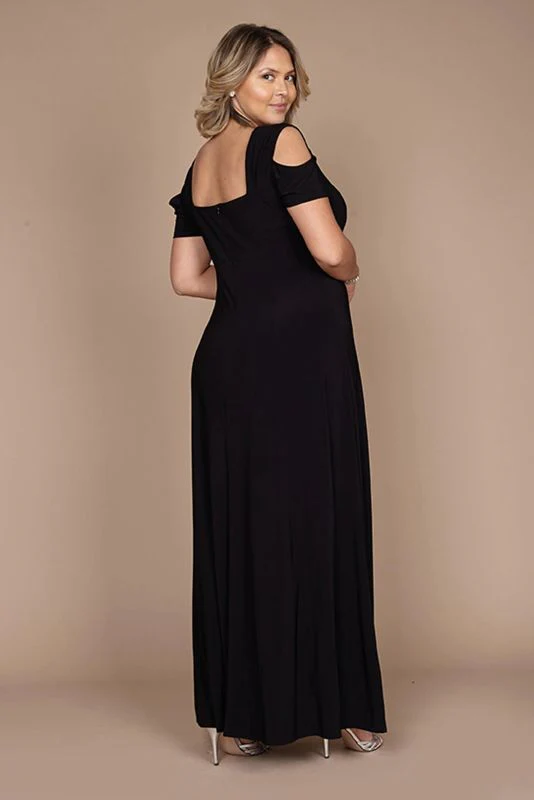 R&M Richards Size 18W 1367W Black Mother of Bride Dress - Image 2