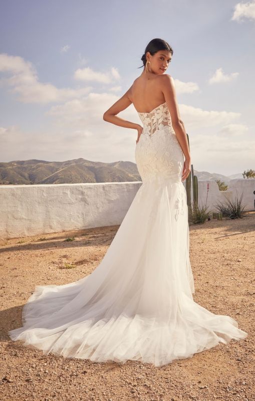 Size 20C Casablanca BL432 Colt Ivory/Nude/Ivory Gown - Image 3