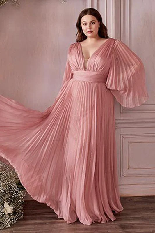 Size 22 Cinderella Divine CD242C Rose Gold Bridesmaid Dress