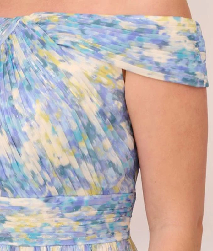 Size 26W Adrianna Papell Multi-Color Mother of Bride Dress - Image 3