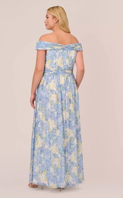 Size 26W Adrianna Papell Multi-Color Mother of Bride Dress - Image 4