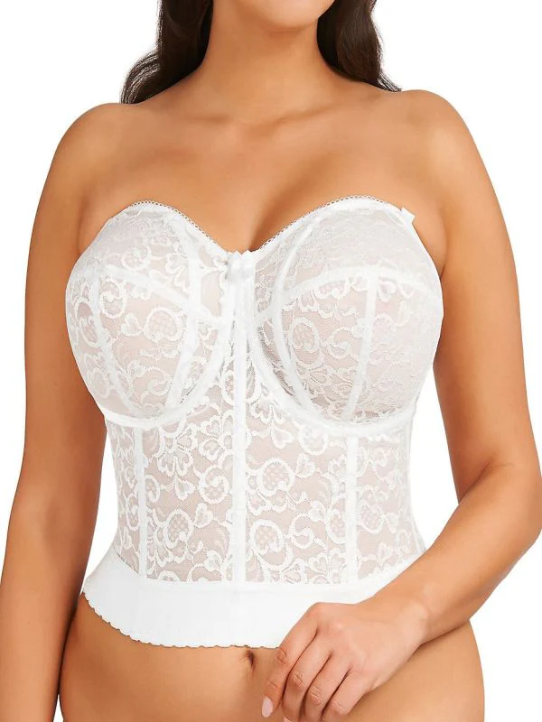 Size 34F 689 White Bra - Image 2