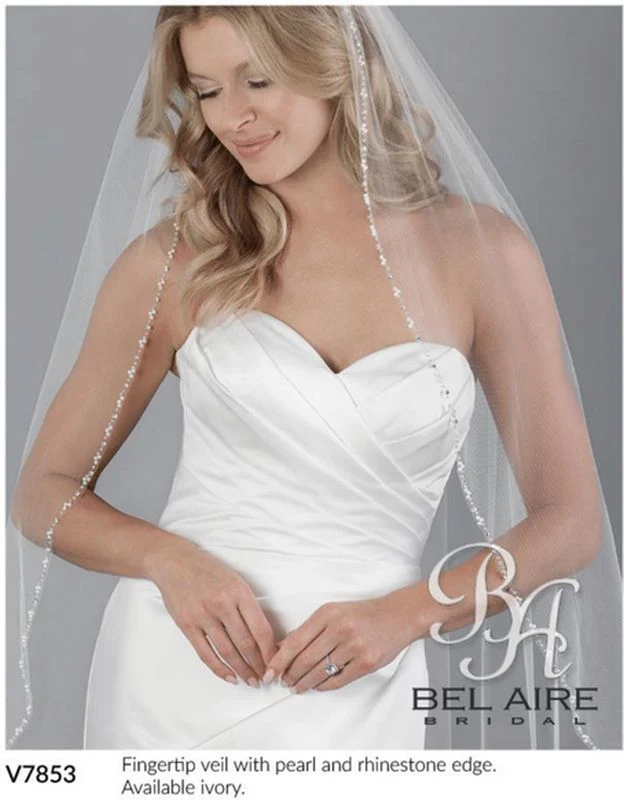 Bel Aire Size 38" V7853 Ivory Veil