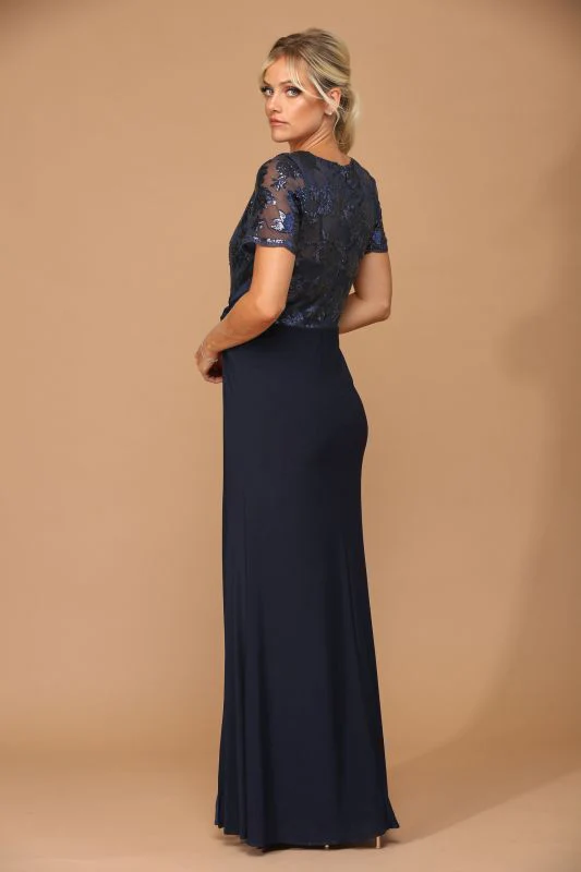 Eva Size 3XL 3439 Navy Mother of Bride Dress - Image 2