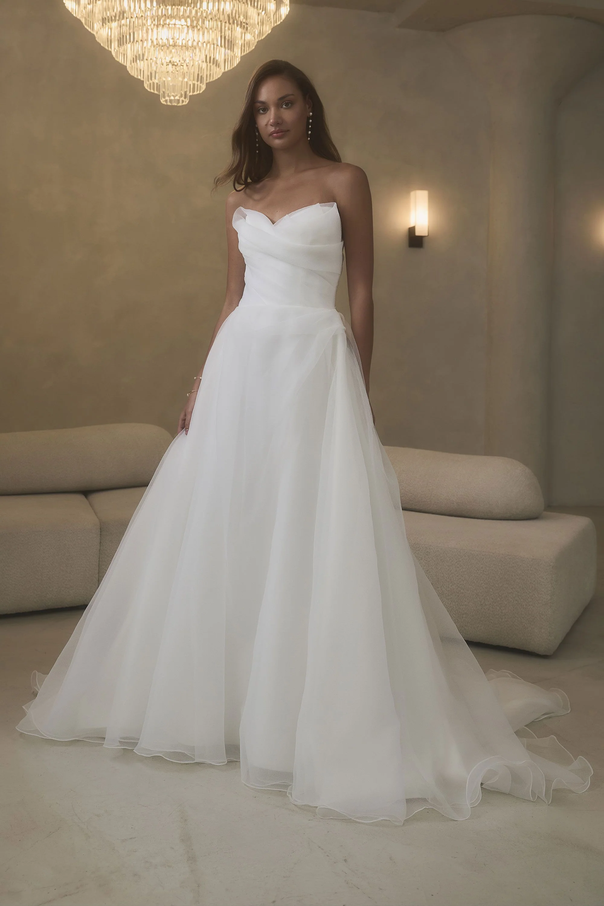 Size 6 Casablanca 2631 Dawson Ivory Gown