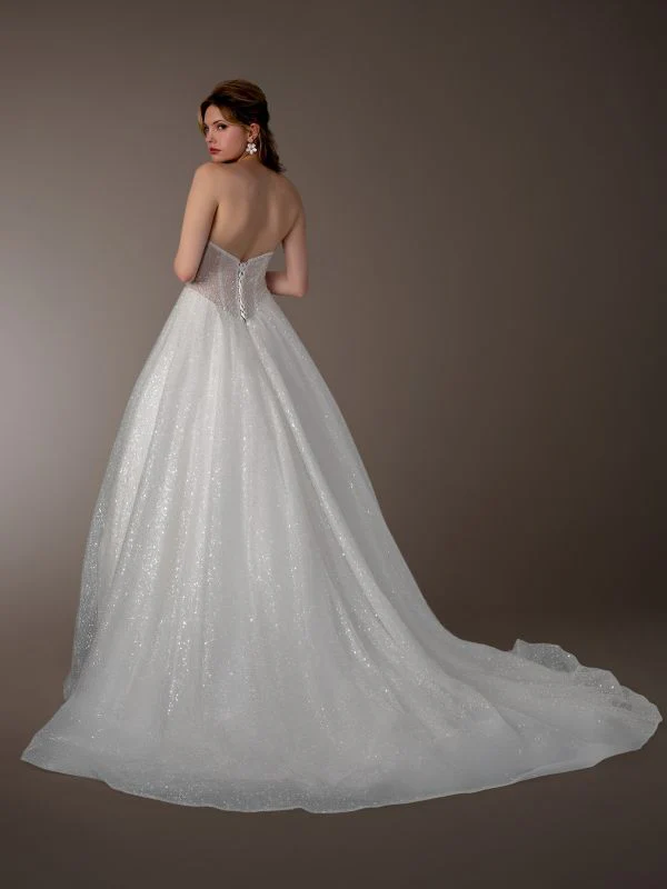 Size 6 Stella Couture 26606 Off White Gown - Image 2