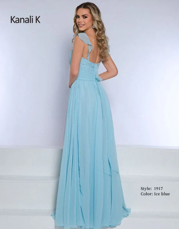 Kanali K Size 8 1917 Ice Blue Bridesmaid Dress - Image 2