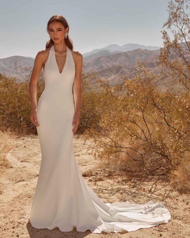 Size 8 La Perle LP2612 Fenira Ivory Gown