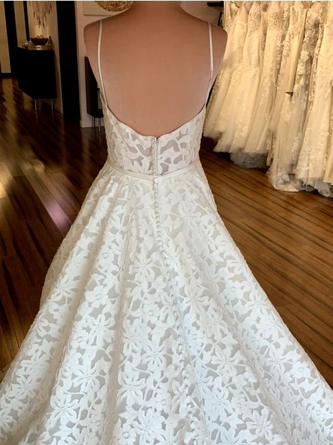 Martina Liana Size 8 1467 Ivory Gown - Image 4