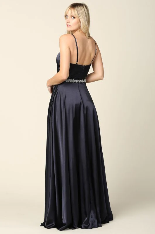 Eva Size M 3359 Navy Bridesmaid Dress - Image 2