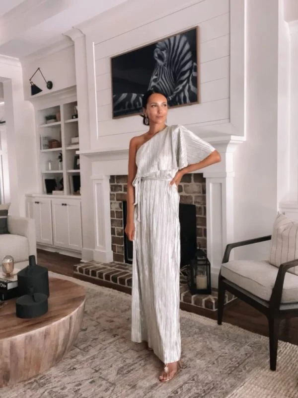 Size M Express Rachel Zoe Gold Mother of Bride Dress