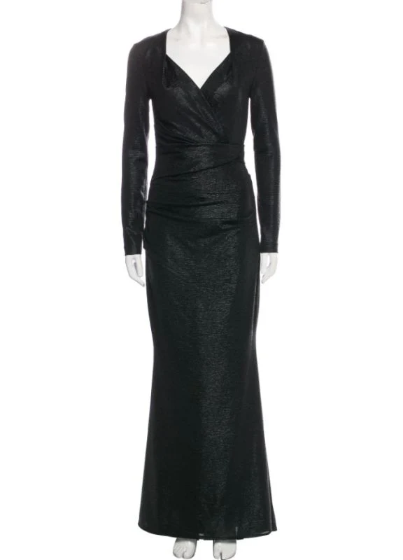 Size M Talbot Runhof Black Mother of Bride Dress