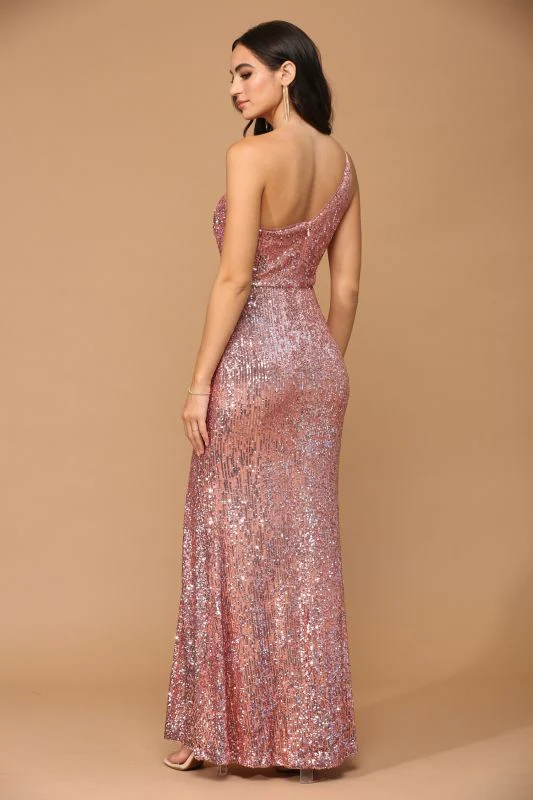 Eva Size S 3376 Dusty Rose Bridesmaid Dress - Image 2