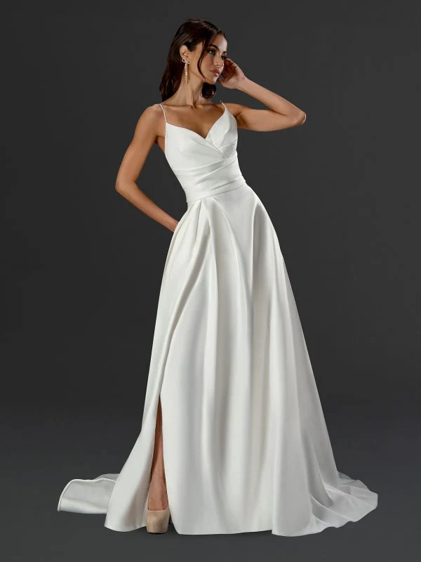 Stella Couture Size 12 24801 Off White Gown