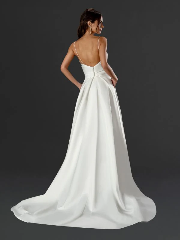 Stella Couture Size 12 24801 Off White Gown - Image 2