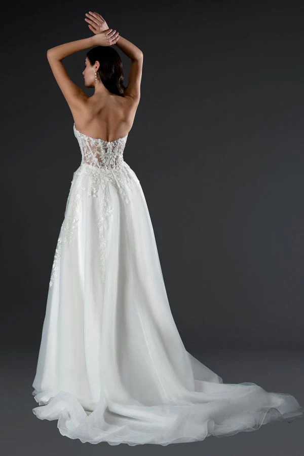 Stella Couture Size 16 23569 Off White Gown - Image 2