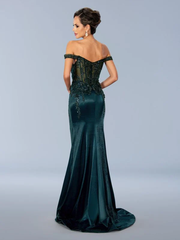 Size 18 Stella Couture 24303 Navy Mother of Bride Dress - Image 3