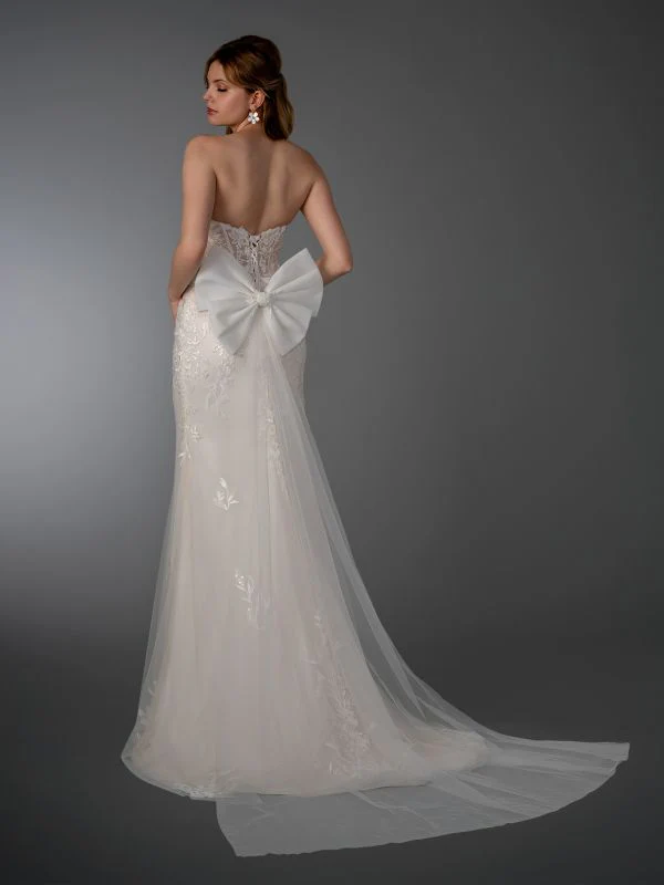 Stella Couture Size 18 26523 Off White Gown - Image 3
