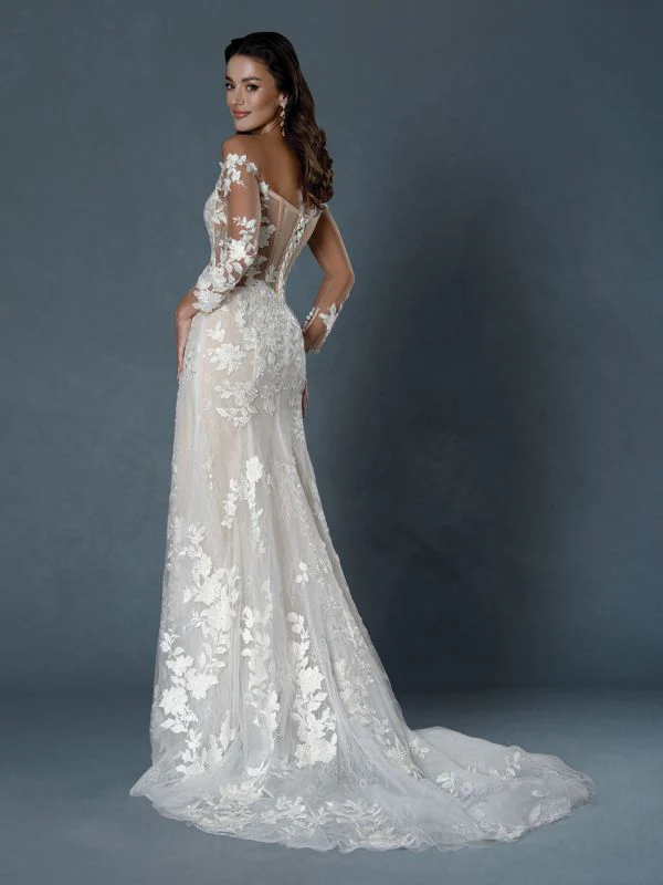 Stella Couture Size 24 25515E Champagne Gown - Image 2