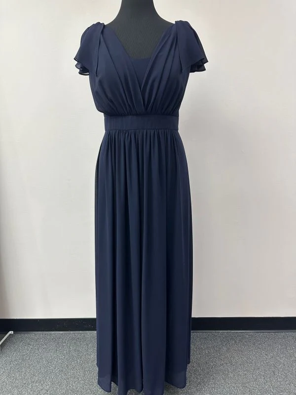 Vince Camuto Size 12 Navy Mother of Bride Dress